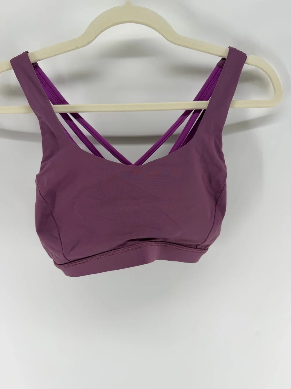 lululemon athletica Free to be wild Purple Strappy Sports Bra